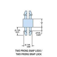 Heyco 10297 PCB Support HMSPDLN-20 NATURAL NYL PCB Support