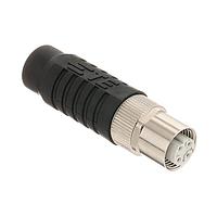 Đầu nối thẳng M12 DF4, CAT 5 RADOX 6.6MM, H & S AMP Connectors - TE Connectivity 1-2823446-1