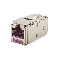 Panduit CJS6X88TGVLY Modular Minicom MOD, CAT6A Shielded, 8 pos