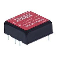 TRACO Power THN 30-4810WI 絶縁型製品タイプ: DC/DC; パッケージスタイル: 1"x1"; 出力電力 (W): 30; 入力電圧: 18-75 VDC; 出力1 (Vdc): 3.3; 出力2 (Vdc): 該当なし; 出力3 (Vdc): 該当なし