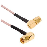 Amphenol RF 135104-01-M1.00 RF Cable Assemblies SMA R/A Plug/SMA R/A Plug CBL 1.00MET