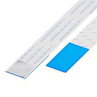 Cáp nhảy FFC / FPC 1mm Pitch FlatFlexCable, 7 tiếp điểm, Dây dẫn mặt đối diện, Dài 254mm/10in, Mạ thiếc GCT (Global Connector Technology) 10-07-D-0254-C-4-08-4-T