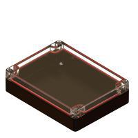 Hộp Nhựa Chống Thấm Nước Vỏ Bọc Chống Thấm Nước Trong Suốt/Đen (6.30 x 4.72 x 1.59 in) Serpac RB65P06C10B
