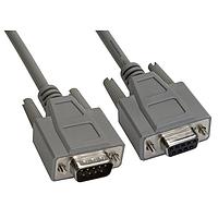 Amphenol Cables on Demand CS-DSPMDB09MF-002.5 D-Subケーブル CABLE DB9M/F DBL SHLD 2.5
