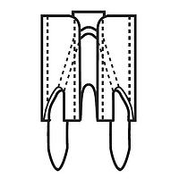 Eaton Bussmann BK/1A5600 5mm 직경용 퓨즈 클립