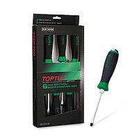 TOPTUL GAAE0605 Go-Thru Slotted & Phillips Screwdriver Set (6pcs)