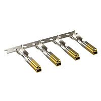 Đầu nối và vỏ dây, tiếp điểm ổ cắm tín hiệu, 1.0x0.64mm, dập và tạo hình, dây 20-22AWG, mạ vàng 15 micron Amphenol SINE Systems SC000572G15