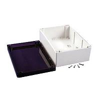 Vỏ Ngoài Tổng Quát - Nắp Màu Xám/Khói - 9.4 x 6.3 x 3.5in - Polycarbonate - N4X Hammond Manufacturing 1554V2GYSL