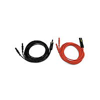 Bộ 2 cáp dài 3m kèm đầu kết nối MC4 HT KITPVMC415O (2x 4mm male banana plugs, 3m)
