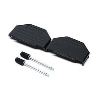 AMP Connectors - TE Connectivity 5-885000-3 Cover Kit 25P D-SUB COVER #4-40 UNC JACKSCREW