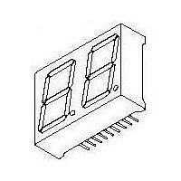 Lumex LDD-C813RI 숫자 표시기 .8" 듀얼 숫자 옐로우