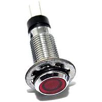 Mallory Sonalert FL1M-8FJ-2-R2V Indicators LED RED 8MM NUT 2VAC/DC UL