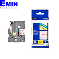 BROTHER TZe-222 9mm TZe-Tape Red on White