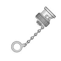 Phụ kiện BNC thẳng Amphenol SV Microwave M39012/25-0007