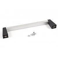 Hammond Manufacturing 1427LBC Handle Handle, 7" Centers 1.64"H, Clear/Black