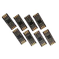 Upside Down Labs BIOAMPEXGP-02 Analog Front End - AFE Eight BioAmp EXG Pill biosignal AFE (ECG, EMG, EOG, EEG) boards, 100 gel electrodes, 16 3-pin angled pin headers, 16 3-pin straight pin headers, 24 alligator clips, and eight 1.5 mm electrode cables