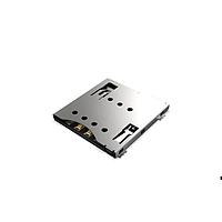 Đầu Nối Thẻ Micro SIM - Loại Đẩy-Đẩy, 6 Chân, SMT, Độ Dày 1.50mm GCT (Global Connector Technology) SIM7100-6-1-15-00-A