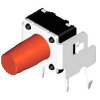 Diptronics DTSA-63N-V ベーシックスイッチ 6x6 160gf BRN RT ANG