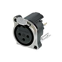 NEUTRIK NC3FBV2 Receptacles 3P XLR FEM JK 1&3SEP