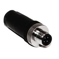 Mueller BU-12ZU03-PG7 M12 Field Wireable Connector M12 4 PIN M ST PB A CD PG7 FW