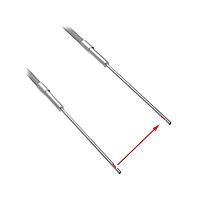 Cáp Quang Sợi Nhựa, Chế Độ Đối Diện; Đường Kính Lõi: 1 mm; Chiều Dài Sợi: 2 m; Đầu Dò, Quan Sát Bên; Vỏ Thép, Đầu Nối TMB5 Banner Engineering PIPS46TMB5