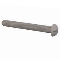 Essentra Components 011032R162 Round Slotted Round Slotted Screw, #10-32 Thread, 1 5/8 Lg