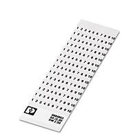 PHOENIX CONTACT 0804853:0091 Markers MARKER CARD 2.54mm TERM BLK WDTH