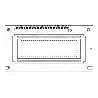 Mô-đun LCD đồ họa InfoVue chuẩn 122x32 STN, truyền qua có đèn nền Lumex LCM-S12232GSF