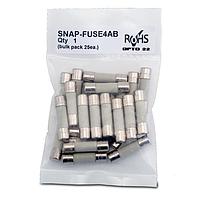Cầu Chì Gốm SNAP 4-Amp, Bộ 25 Cái Opto 22 SNAP-FUSE4AB