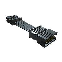 Cáp dây rời hàng đôi .050" Tiger Eye bộ cáp dây rời hàng đôi, đầu cắm Samtec TFSD-20-30-G-20.00-T-NUS