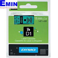 DYMO 63020705 Labelmanager D1 검정 / 녹색 테이프 (12mm x 7m)