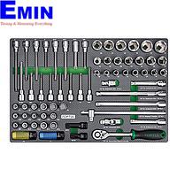 Bộ tuýp đầu vít 1/2" TOPTUL GED6504 (65 chi tiết)