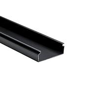 HellermannTyton 181-00470 Solid Wall Wiring Duct Solid Wall Wiring Duct, 3" x 1", Non-Adhesive, PVC, Black, 120ft/Carton