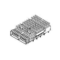 Đầu nối I/O ZQSFP+ 1X2 CG ASY 1RL HS có tab SS loại SF Molex 100015-3344