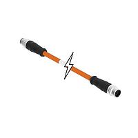 Molex 1201080430 Sensor Cables / Actuator Cables MIC 4P M/MP ST/ST D-CODED 24M ORG TPE
