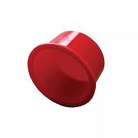 Essentra Components 20546823 Tapered Cap P2.430,2.255 C2.373,2.196:Silicone Red