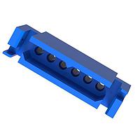 Amphenol Positronic PLA06M1000 Connectors Power Connector - 1 Row, 6 size 16 contacts, Pin (Male), Removable Contact, Panel Mount