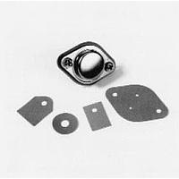 Cách điện dẫn nhiệt DeltaPads Cách điện dẫn nhiệt cho TO-220, 0.009", Màu xám, Không keo dán Wakefield Thermal 173-9-290P