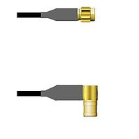 Amphenol Custom Cable Q-3D03U0008084i RF Cable Assemblies SMA-SP/SMB-RP RG58 84I