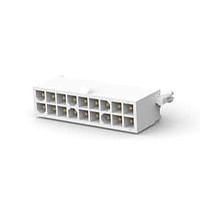 AMP Connectors - TE Connectivity 1-794076-1 헤더 HEADER 18 POS 골드 듀얼 로우