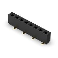 Đầu nối & Vỏ dây 5 chân, Bước chân 2.54mm, Socket, SIL, Gắn bề mặt, Dọc, Đầu vào/ra, R1, GF, T+R+F GCT (Global Connector Technology) BG125-05-A-1-1-0440-N-C