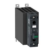 Rơ le một pha SSR-DIN rail, 1 pha, đầu ra 48-600Vac, điều khiển 90-280Vac/Vdc, 45A, cắm lò xo SCHNEIDER SSD1A345M7C3