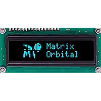 Matrix Orbital OK162-12-USB-OB-E OLED 디스플레이 OLED 16 X 2 블루 확장 온도 USB