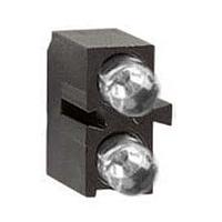 BIVAR H204CGDL ຕົວບອກກະແຜ່ນວົງຈອນ LED ແບບມີແສງສີຂຽວ LED ມຸມຂວາ 3mm ເລນສແບບກະຈາຍແສງ