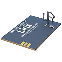 Linx Technologies - TE Connectivity AEK-W63-MSA-TH1 평가 키트, 2.4/5/6 GHz WIFI6/6E 안테나, 스탬프 금속, 관통 홀 마운트