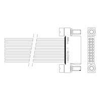 Cáp lắp ráp đầu nối Micro-D D-Sub, MCA-G1-18-P-X-1020 Raychem - TE Connectivity 1466378-1