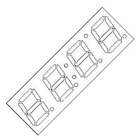 Màn hình 4 chữ số, màu xanh lá Lite-On LTC-2623G