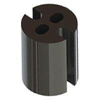 Đế Gắn LED LED Spacer, T-1, Đen, Khoảng cách 1/2 in Essentra Components LEDS1-8-26