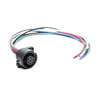 Dây Nguồn DC Ecomate 7 Vị Trí (6 +PE) Ổ Cắm Nữ, Dây Dẫn 16AWG, UL1015, 0.3 Mét Amphenol Tuchel CA0161F116003