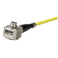 Amphenol Wilcoxon 712F-M4 加速度センサーモジュール サイド出口、高周波、16インチ J9T2AK 一体型ケーブル、ケース絶縁、100 mV/g、感度許容差±10%、M4取付ネジ
